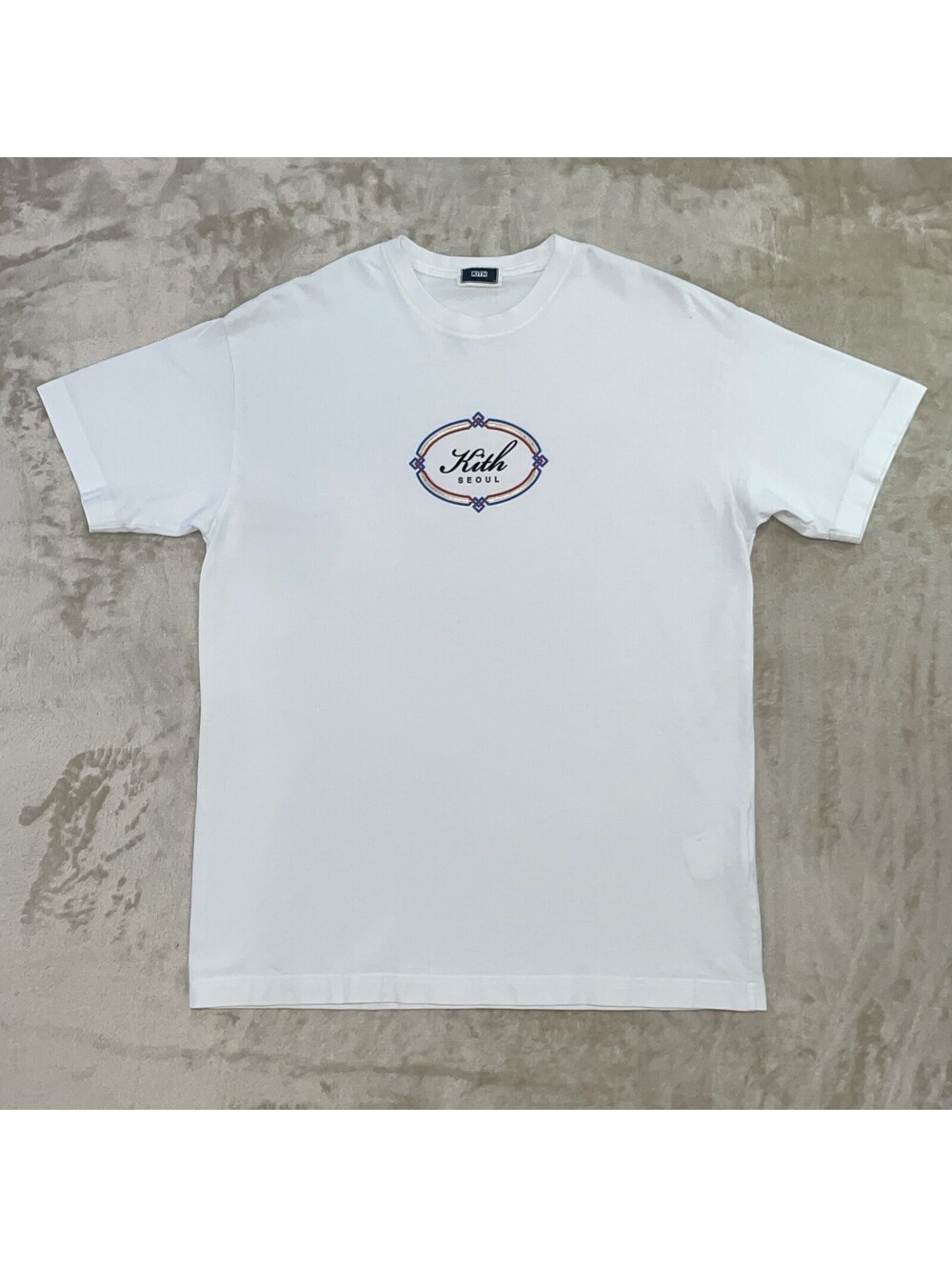KITH Seoul Flagship White Short-Sleeve T-Shirt Korea Mens Size S